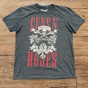 Guns N' Roses Appetite for Destruction T Shirt Black Size L
